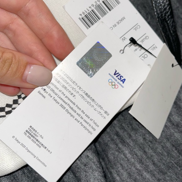 NWT Tokyo Olympics 2020 White & Blue Zippered Bag Pouch - Picture 3 of 4